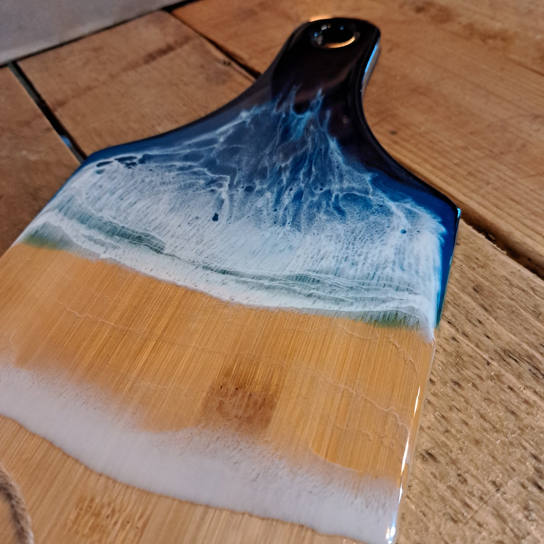 Stormy Resin Cheese board