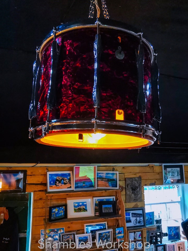 Snare Drum Ceiling Light