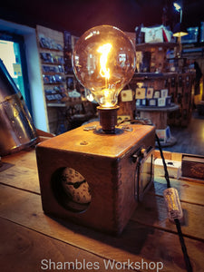 Vintage Racing Pigeon Timer Lamp