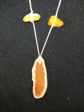 Load image into Gallery viewer, Orange Agate with Amber