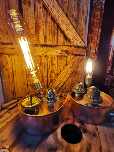 Vintage copper oil Lamp