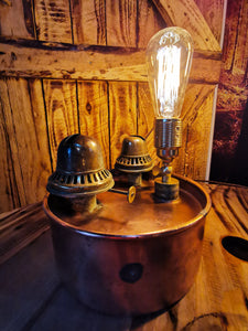 Vintage copper oil Lamp