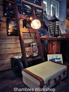 Vintage Sack Cart floor lamp